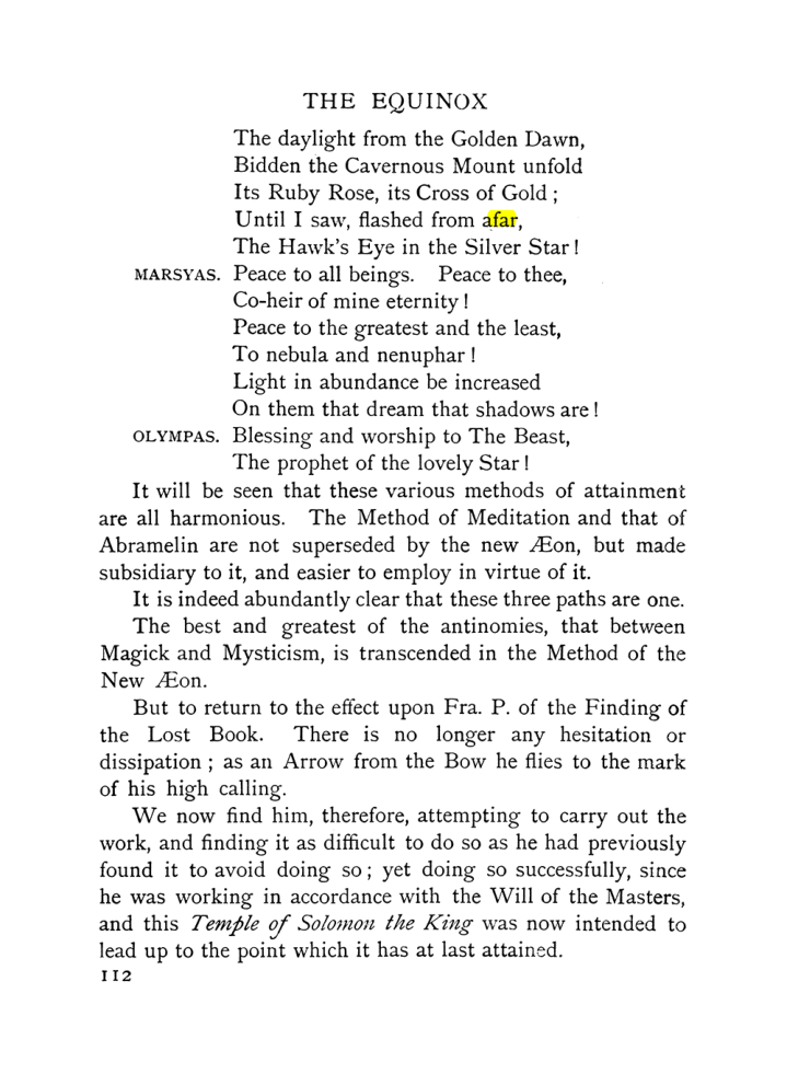 Original scan of The Equinox (Volume I, Number X), PDF page 152