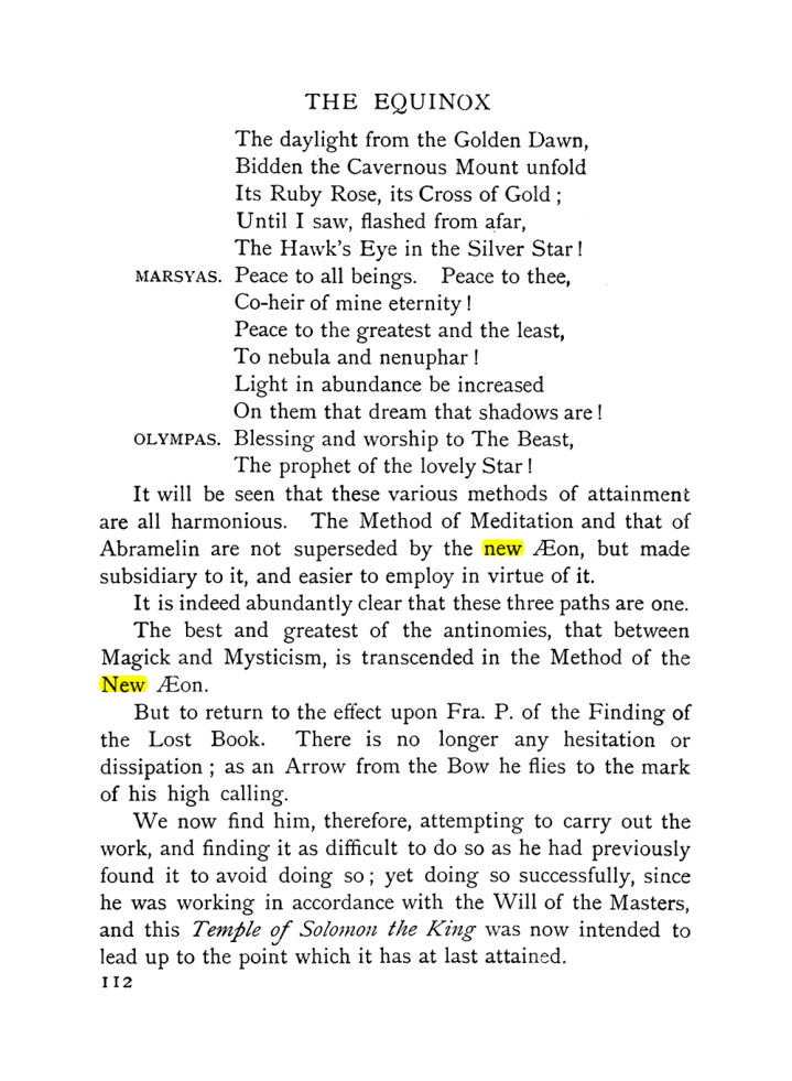 Original scan of The Equinox (Volume I, Number X), PDF page 152