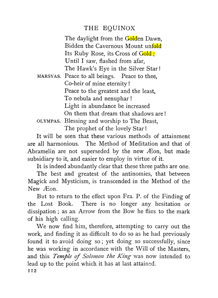 Original scan of The Equinox (Volume I, Number X), PDF page 152