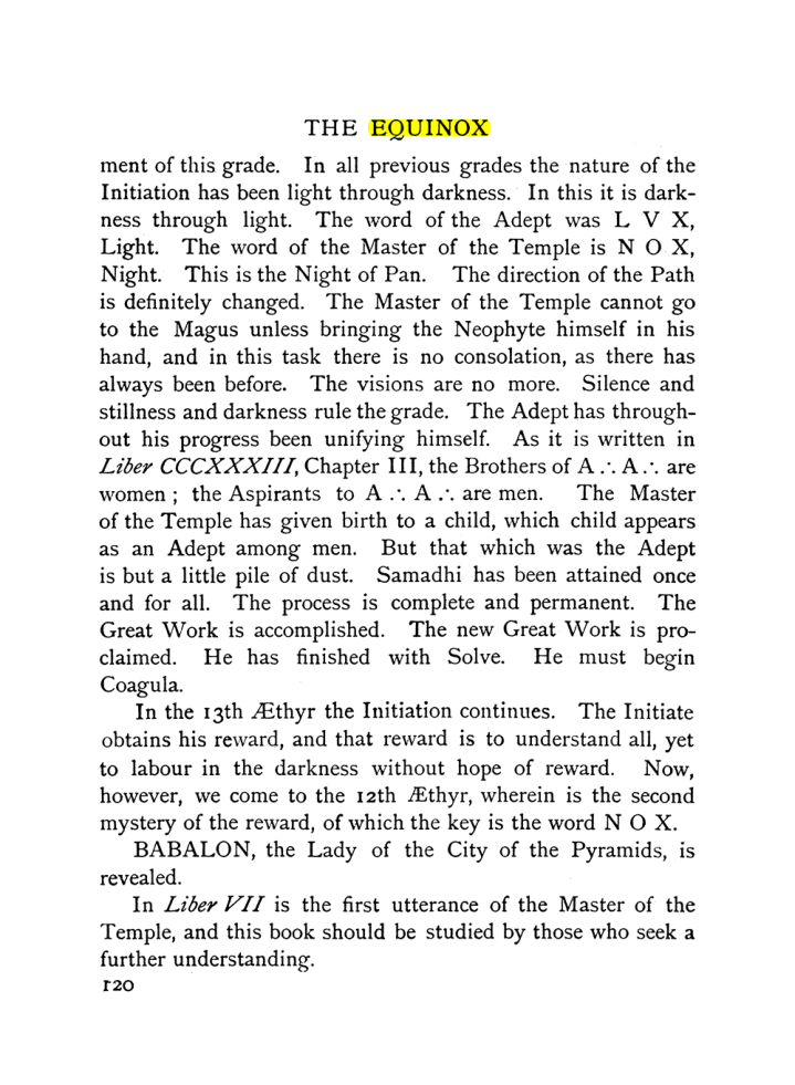 Original scan of The Equinox (Volume I, Number X), PDF page 160