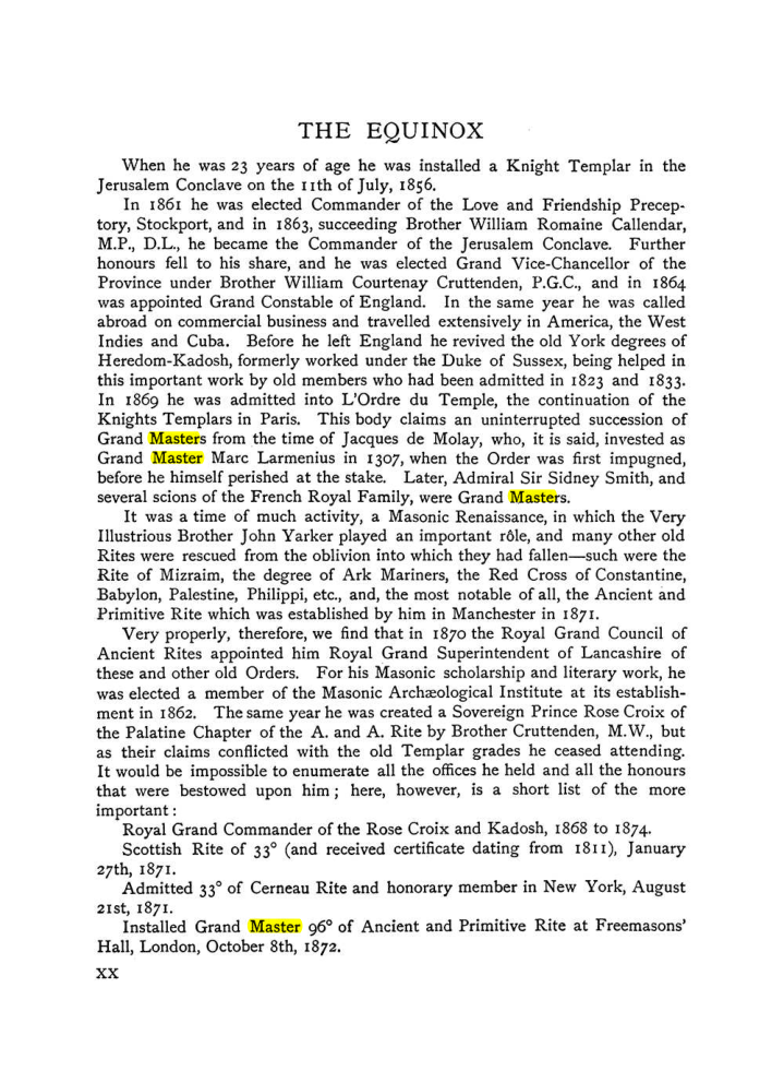 Original scan of The Equinox (Volume I, Number X), PDF page 20