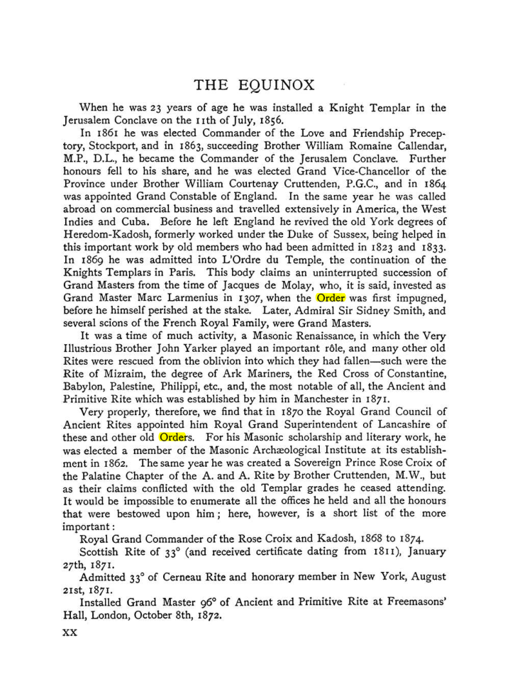 Original scan of The Equinox (Volume I, Number X), PDF page 20