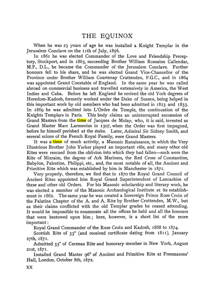 Original scan of The Equinox (Volume I, Number X), PDF page 20