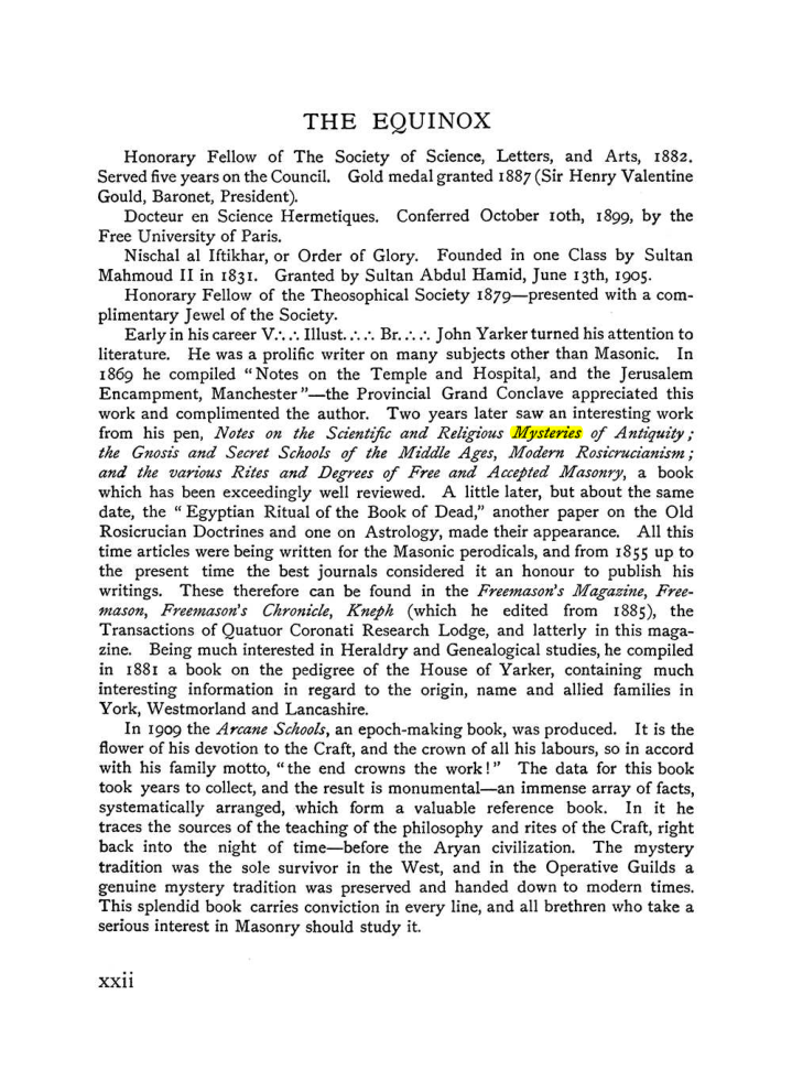 Original scan of The Equinox (Volume I, Number X), PDF page 22