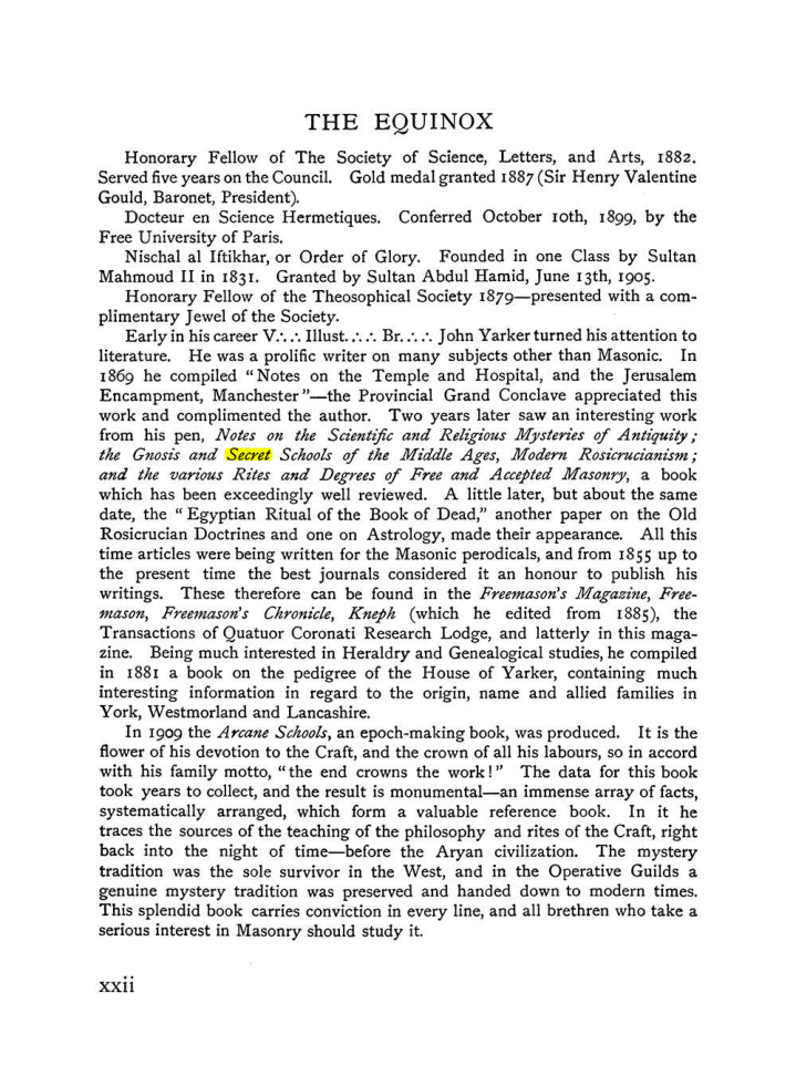 Original scan of The Equinox (Volume I, Number X), PDF page 22