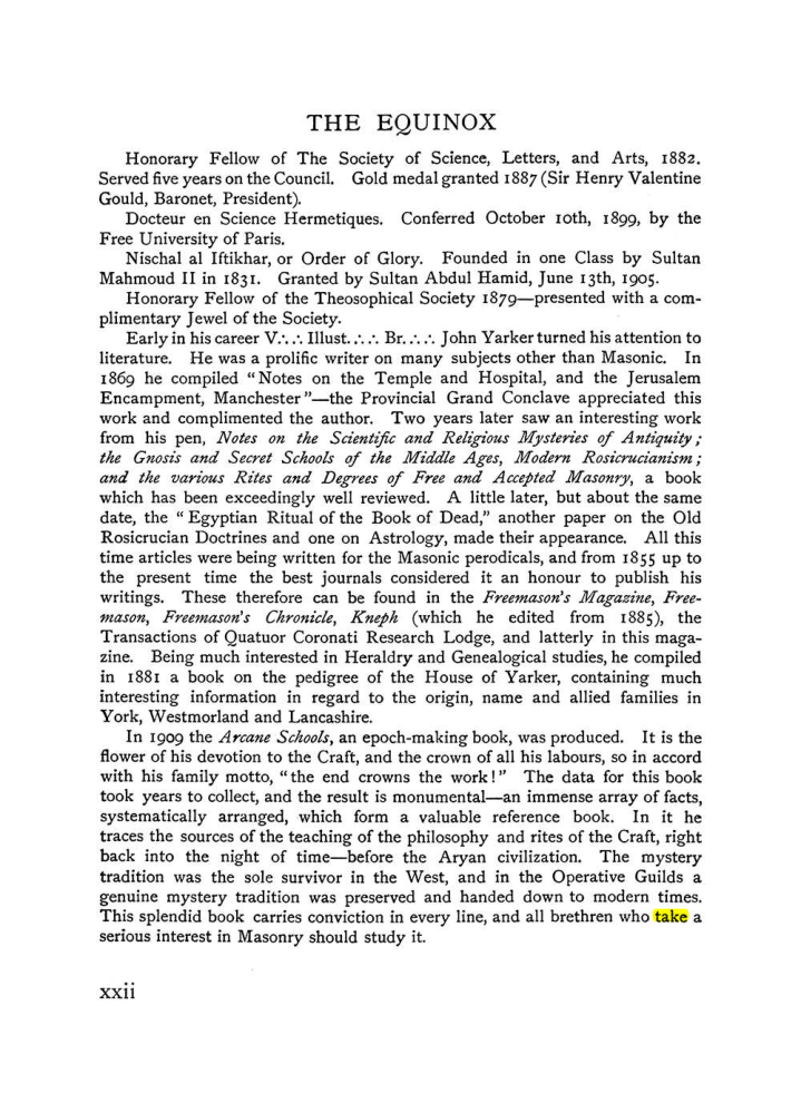 Original scan of The Equinox (Volume I, Number X), PDF page 22