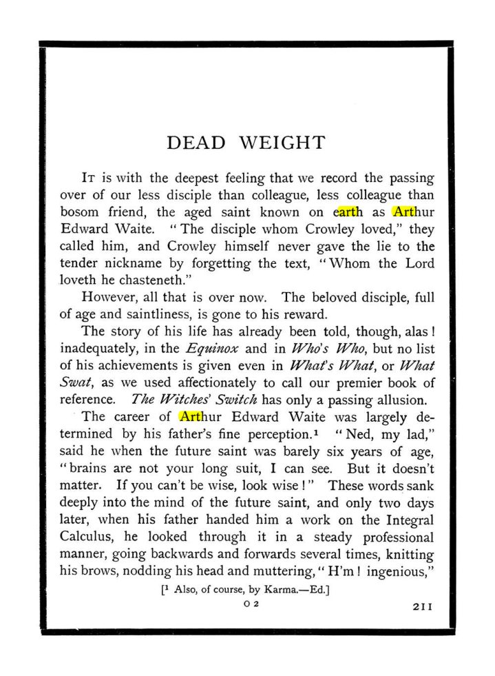 Original scan of The Equinox (Volume I, Number X), PDF page 249
