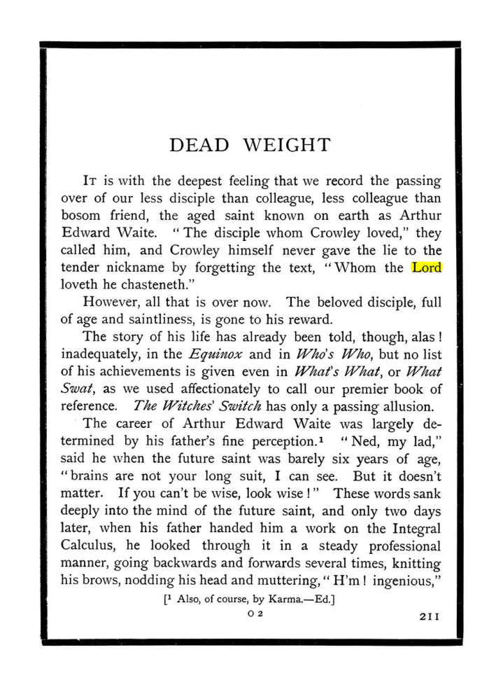 Original scan of The Equinox (Volume I, Number X), PDF page 249