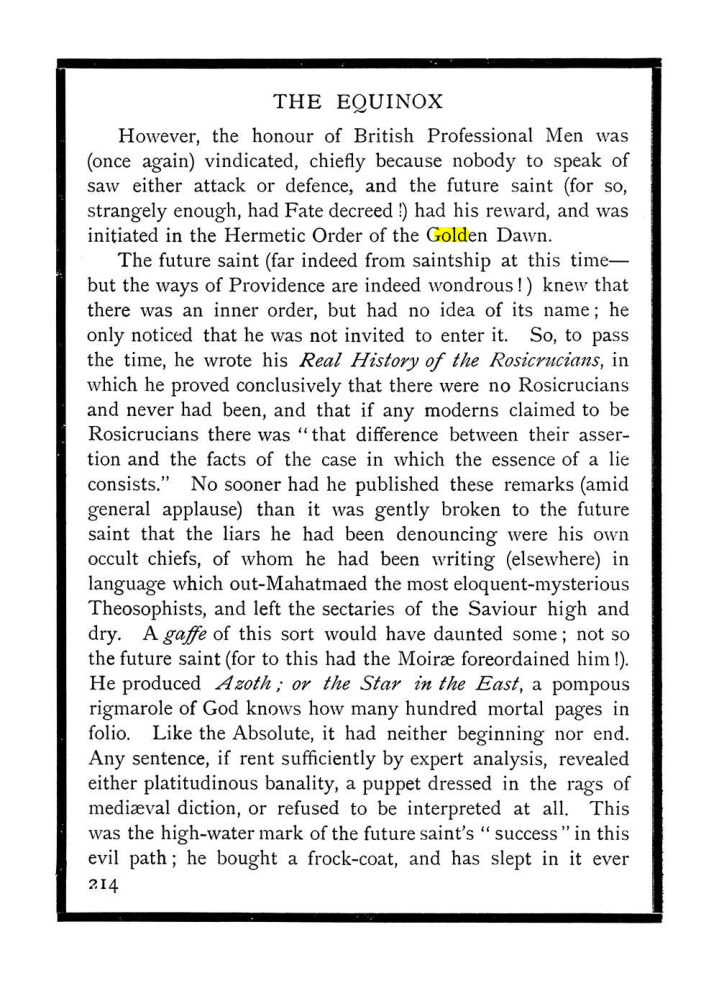 Original scan of The Equinox (Volume I, Number X), PDF page 252