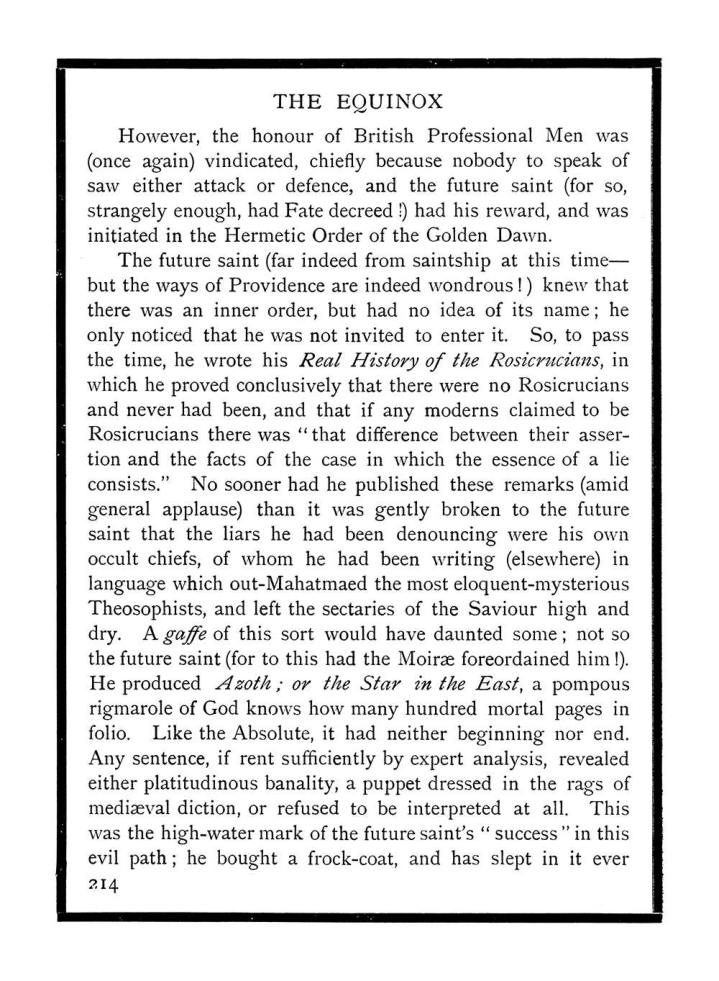 Original scan of The Equinox (Volume I, Number X), PDF page 252