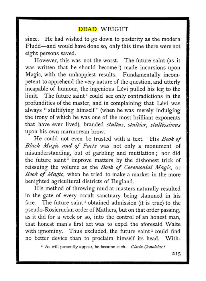 Original scan of The Equinox (Volume I, Number X), PDF page 253