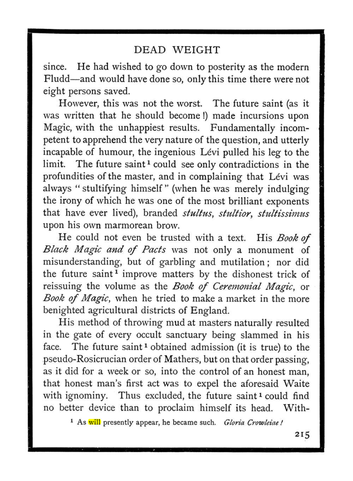 Original scan of The Equinox (Volume I, Number X), PDF page 253