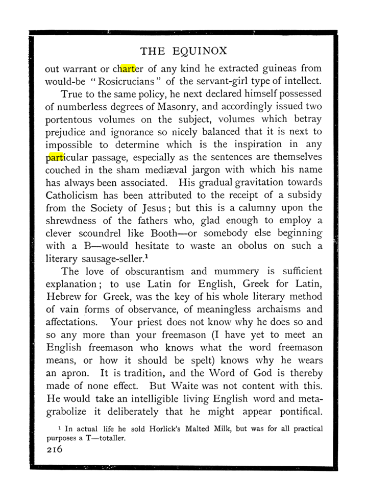 Original scan of The Equinox (Volume I, Number X), PDF page 254