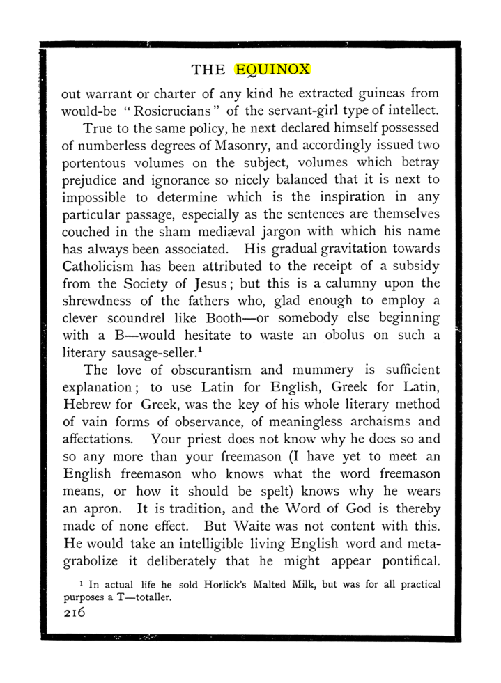 Original scan of The Equinox (Volume I, Number X), PDF page 254