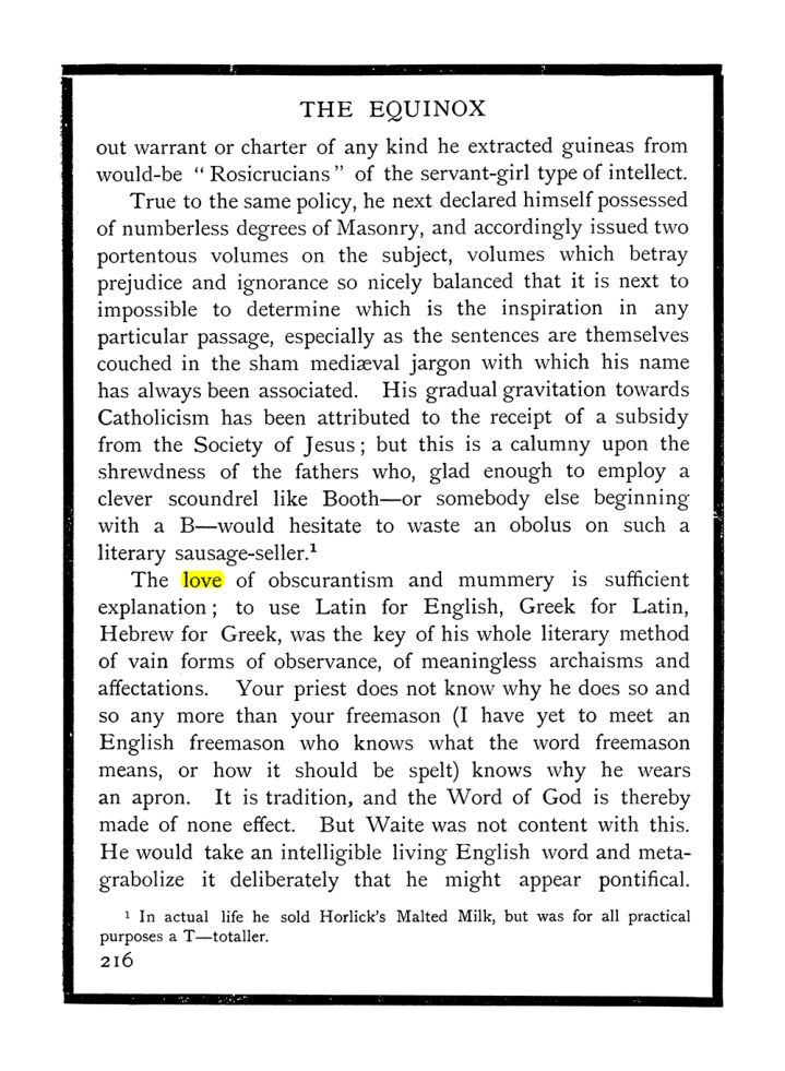 Original scan of The Equinox (Volume I, Number X), PDF page 254