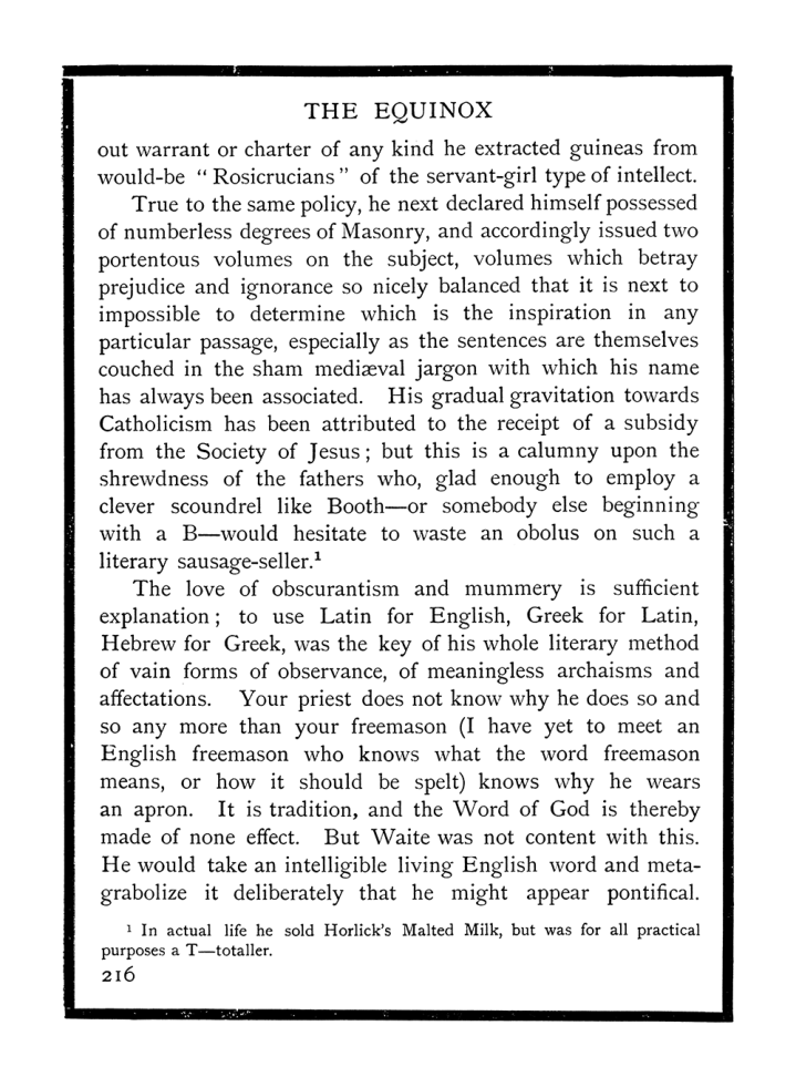 Original scan of The Equinox (Volume I, Number X), PDF page 254