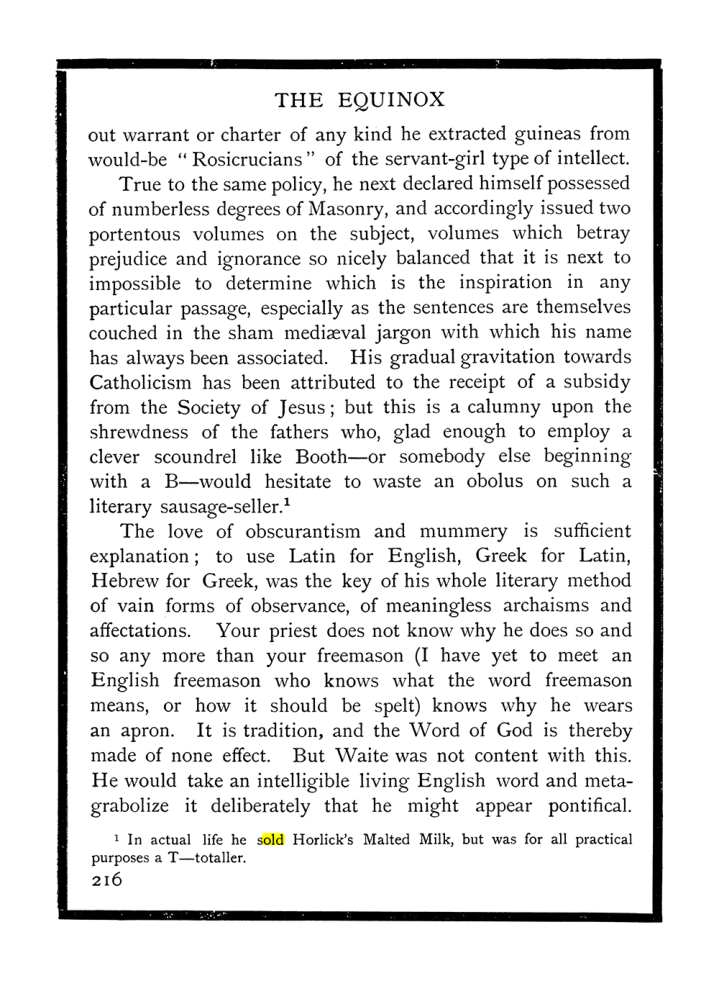 Original scan of The Equinox (Volume I, Number X), PDF page 254