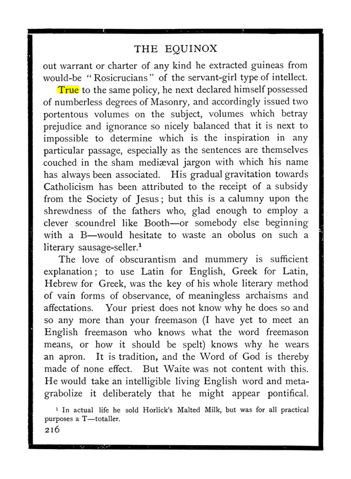 Original scan of The Equinox (Volume I, Number X), PDF page 254