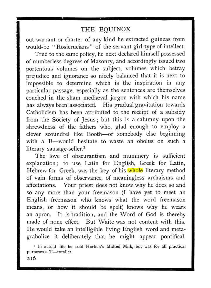 Original scan of The Equinox (Volume I, Number X), PDF page 254