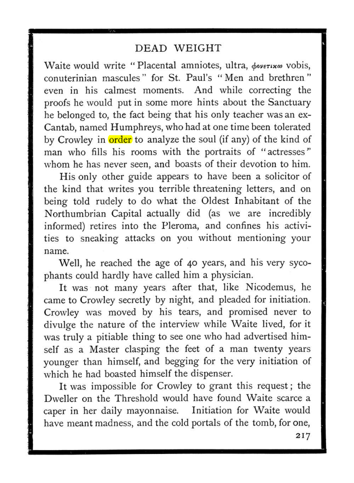 Original scan of The Equinox (Volume I, Number X), PDF page 255