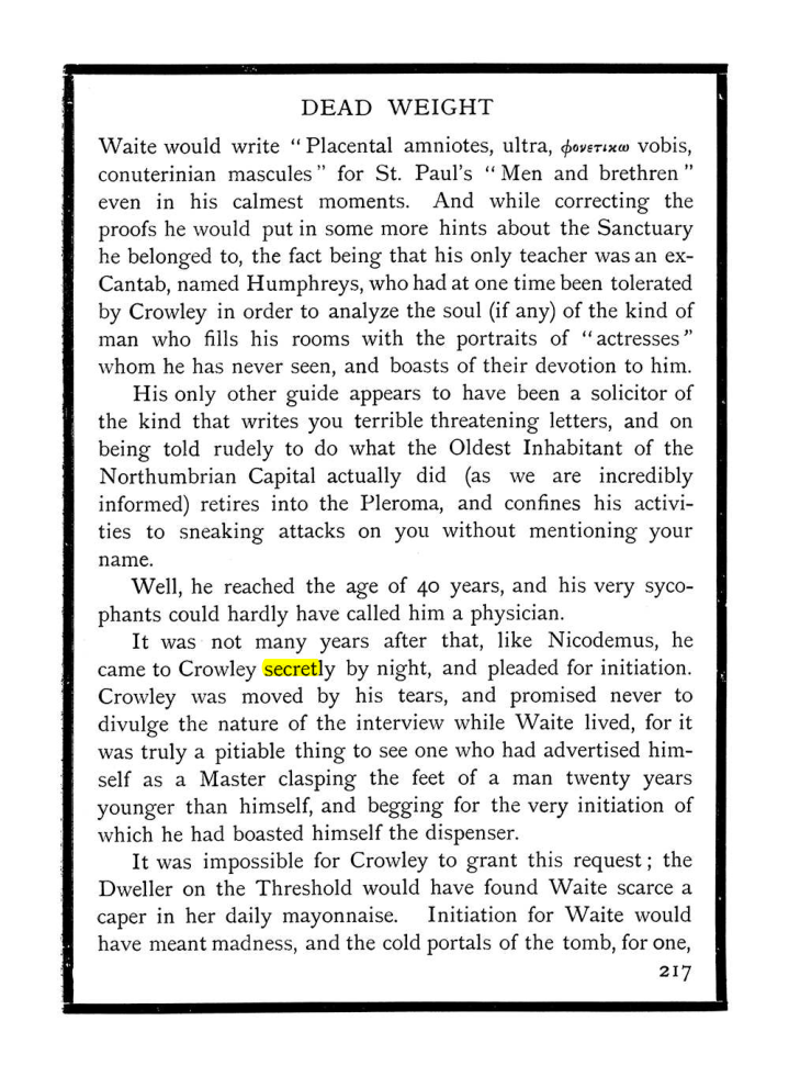 Original scan of The Equinox (Volume I, Number X), PDF page 255