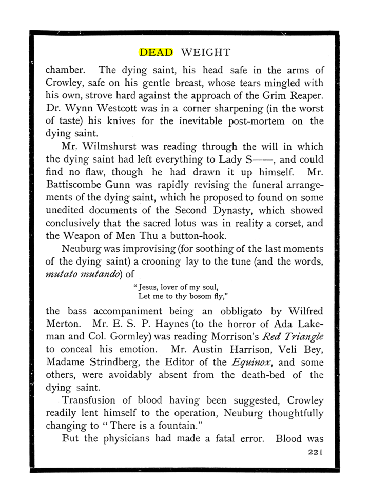 Original scan of The Equinox (Volume I, Number X), PDF page 259