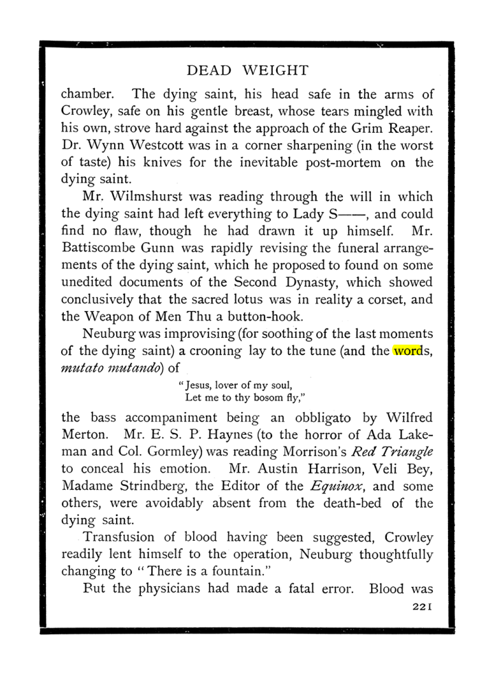Original scan of The Equinox (Volume I, Number X), PDF page 259