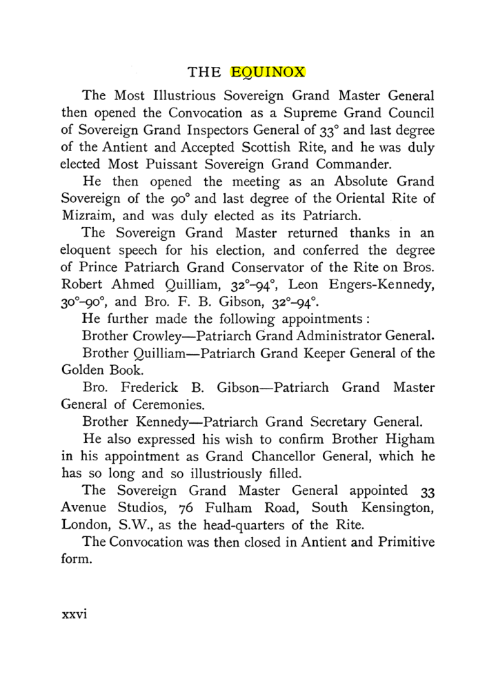 Original scan of The Equinox (Volume I, Number X), PDF page 26