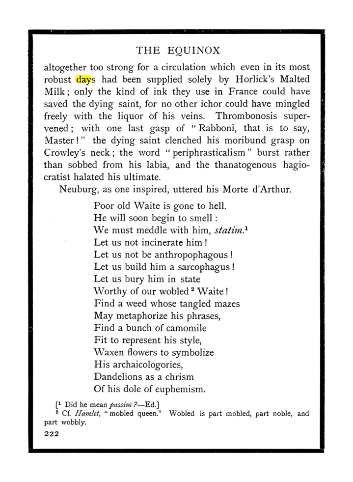 Original scan of The Equinox (Volume I, Number X), PDF page 260
