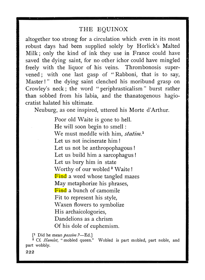 Original scan of The Equinox (Volume I, Number X), PDF page 260