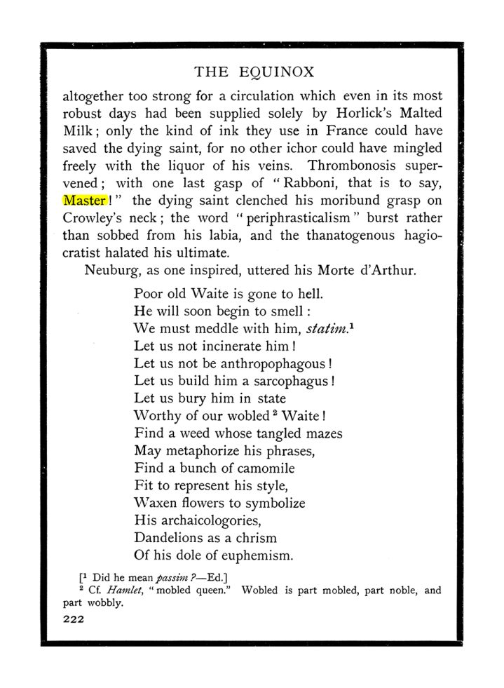 Original scan of The Equinox (Volume I, Number X), PDF page 260