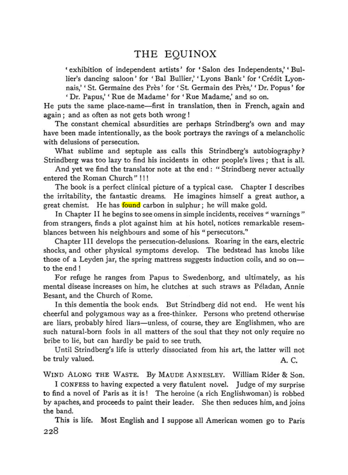 Original scan of The Equinox (Volume I, Number X), PDF page 266