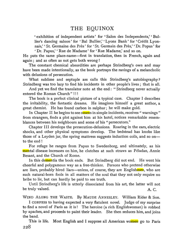 Original scan of The Equinox (Volume I, Number X), PDF page 266
