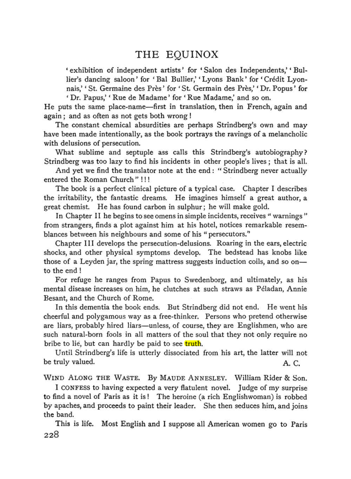 Original scan of The Equinox (Volume I, Number X), PDF page 266