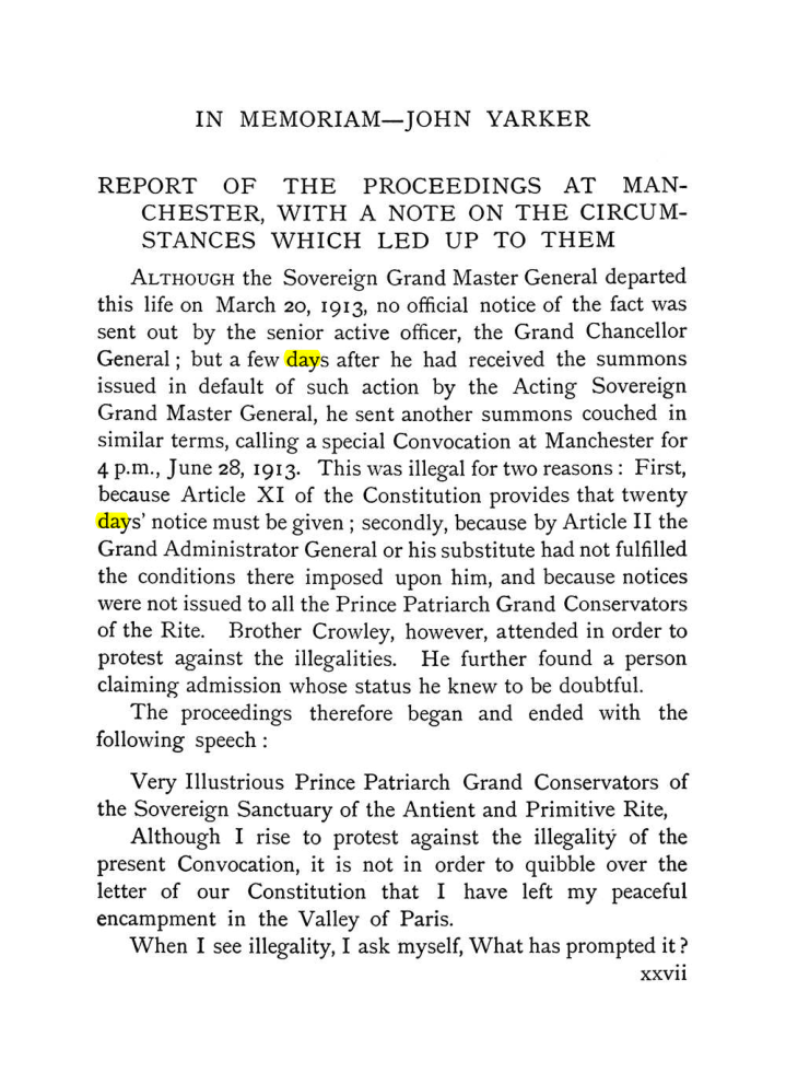 Original scan of The Equinox (Volume I, Number X), PDF page 27
