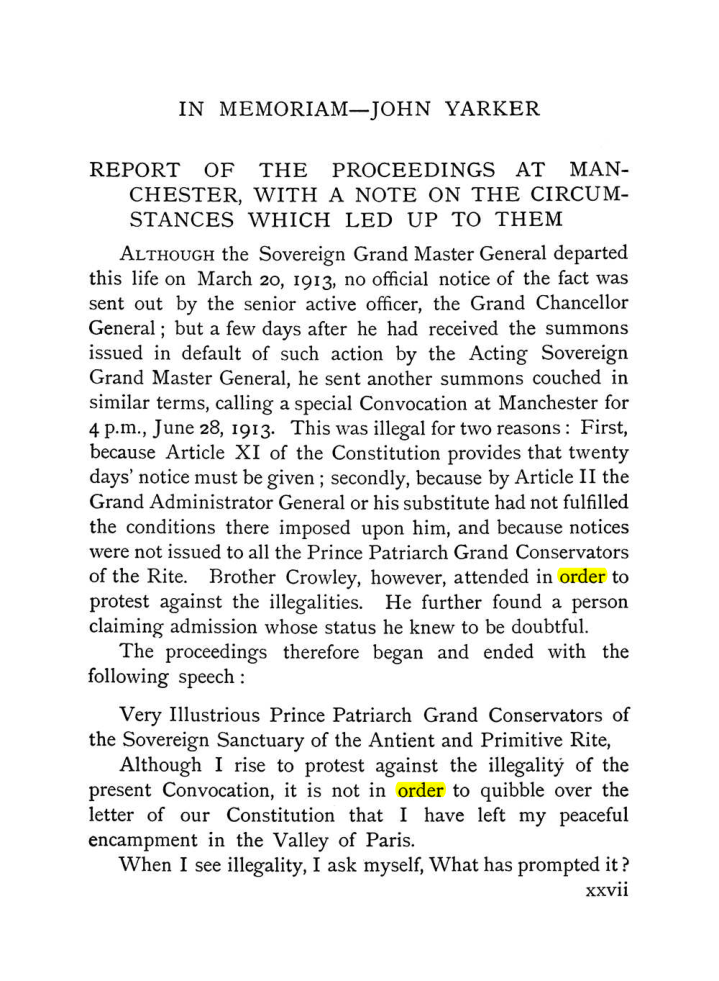 Original scan of The Equinox (Volume I, Number X), PDF page 27
