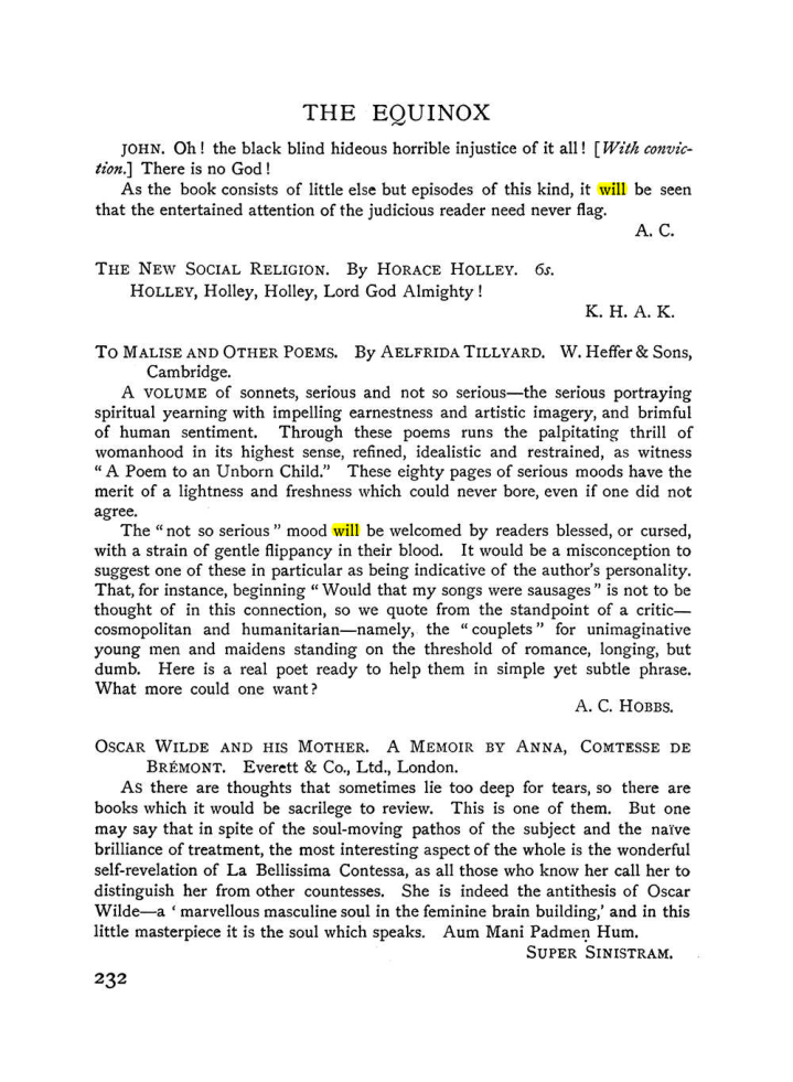 Original scan of The Equinox (Volume I, Number X), PDF page 270