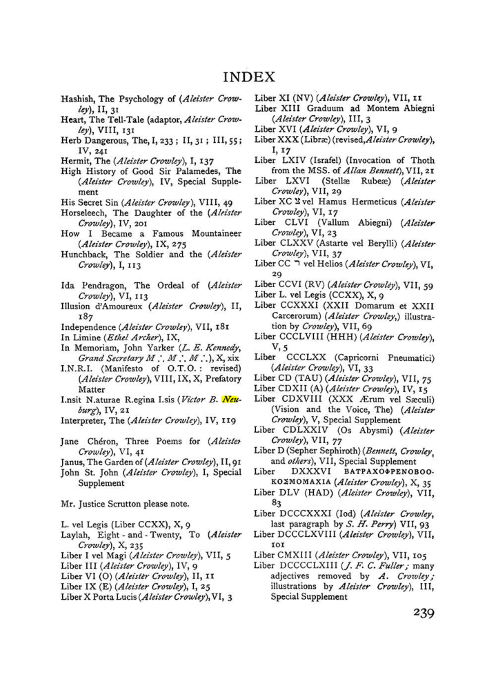 Original scan of The Equinox (Volume I, Number X), PDF page 277
