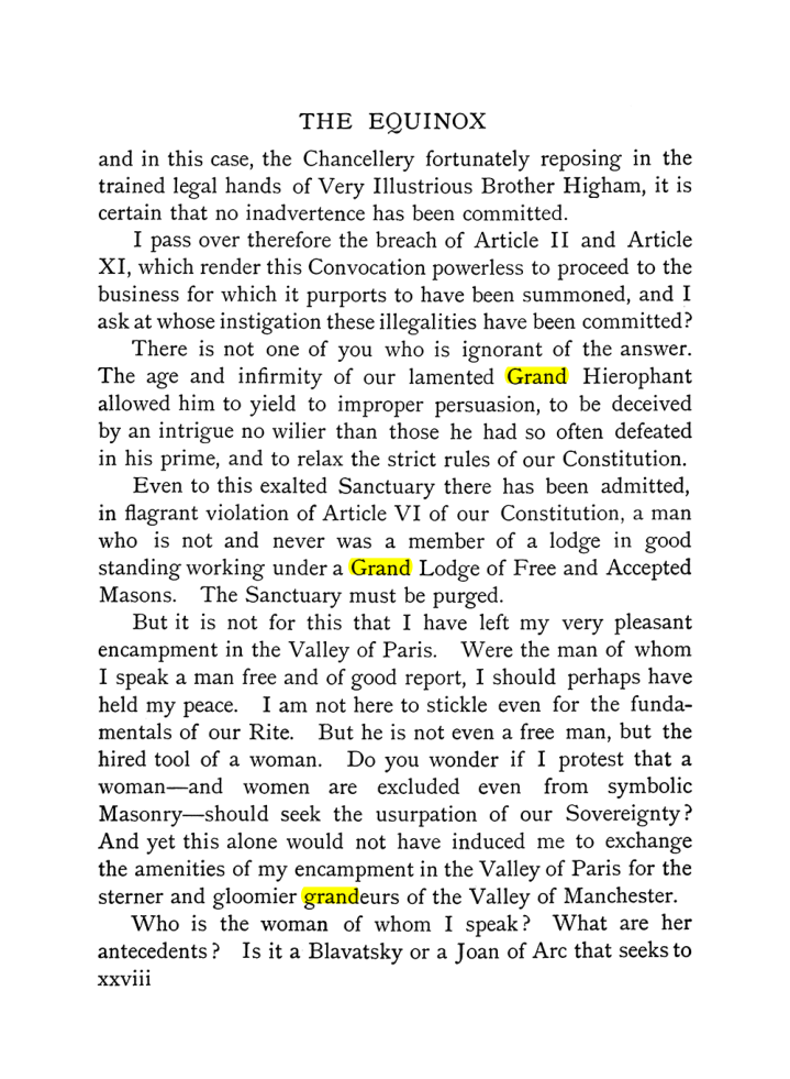 Original scan of The Equinox (Volume I, Number X), PDF page 28