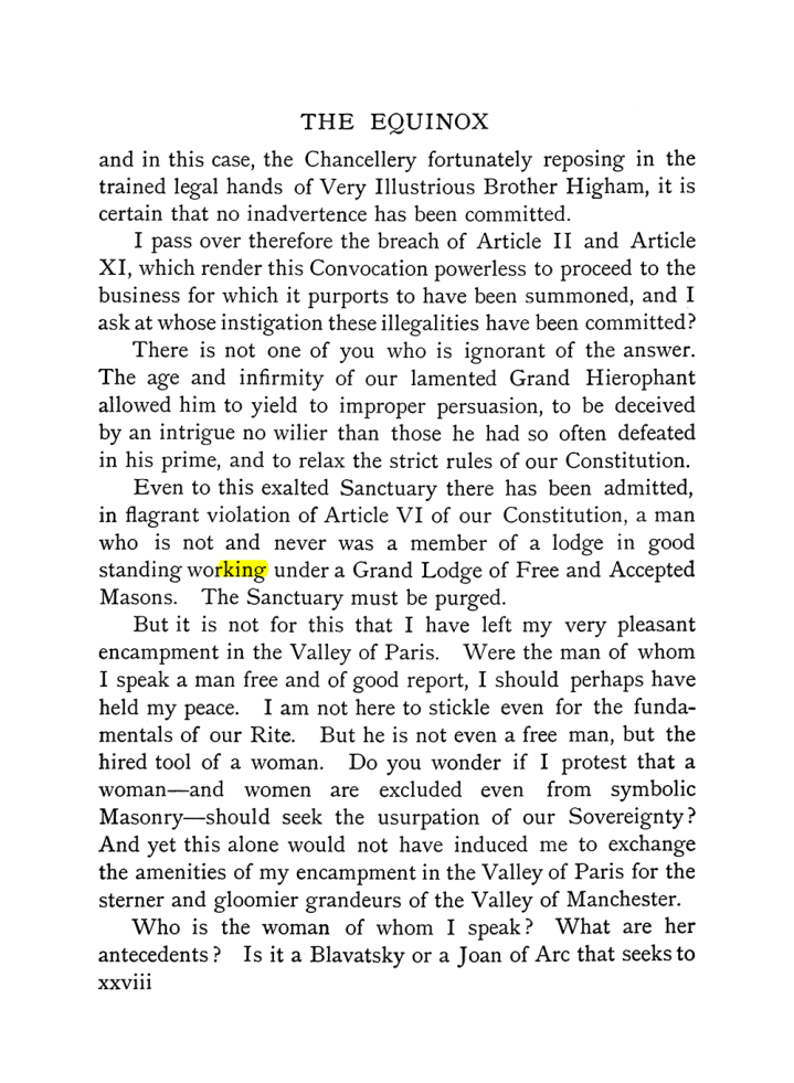 Original scan of The Equinox (Volume I, Number X), PDF page 28