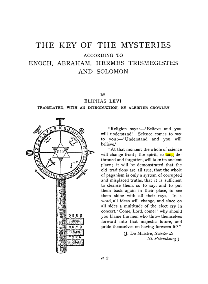 Original scan of The Equinox (Volume I, Number X), PDF page 285