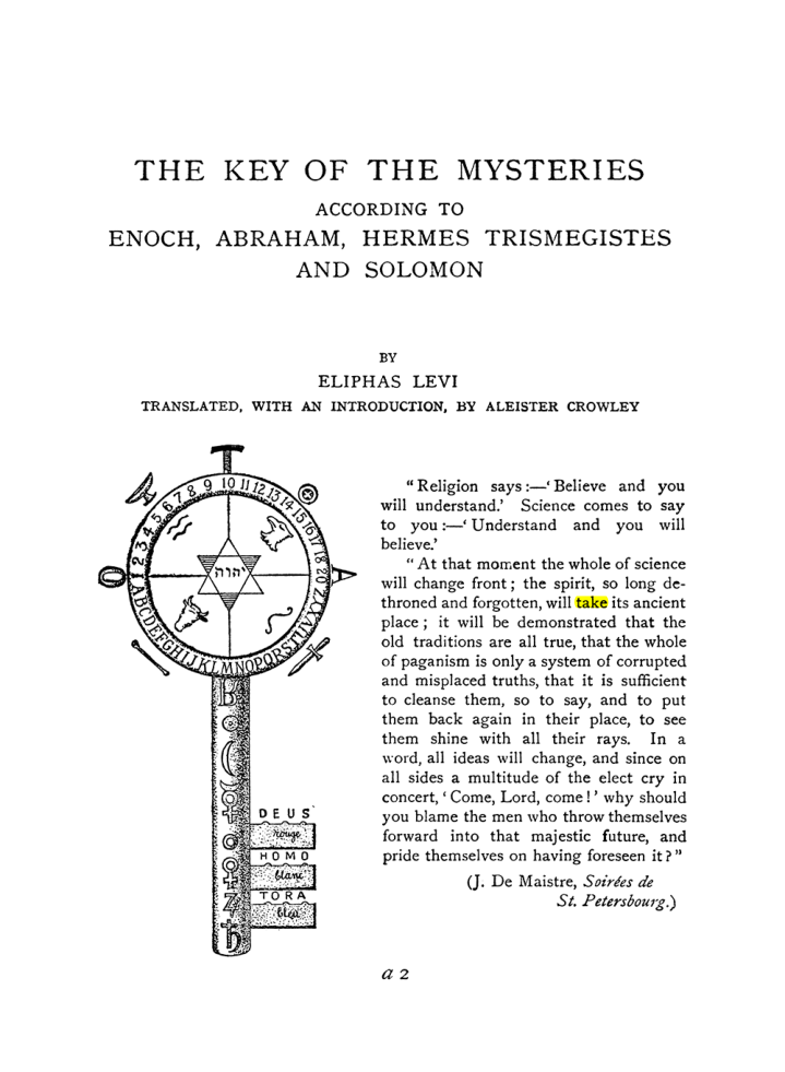 Original scan of The Equinox (Volume I, Number X), PDF page 285