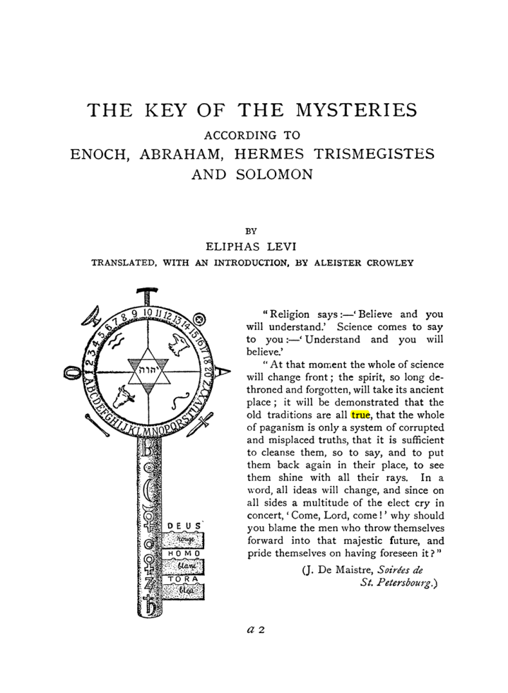 Original scan of The Equinox (Volume I, Number X), PDF page 285