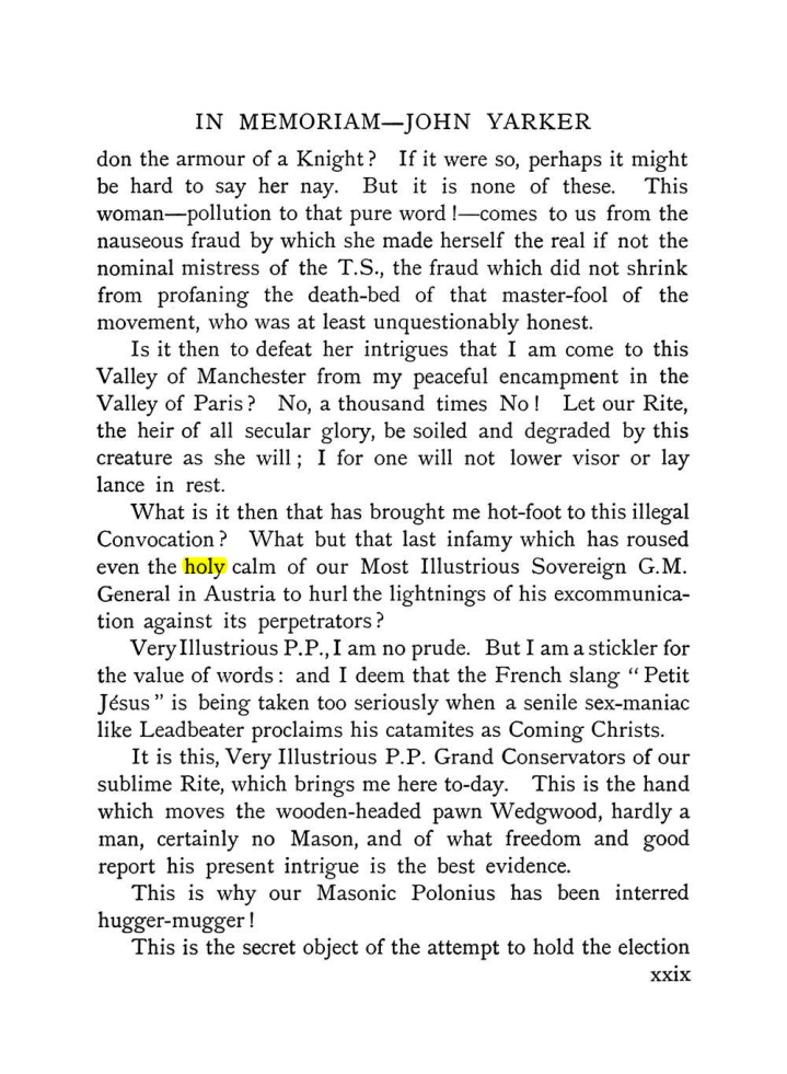 Original scan of The Equinox (Volume I, Number X), PDF page 29