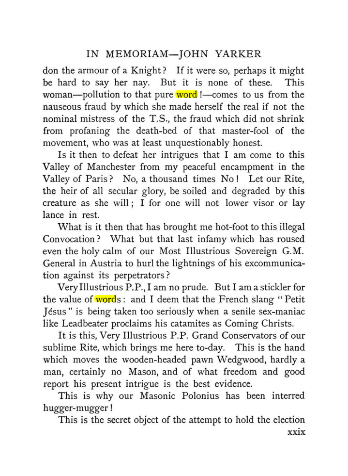 Original scan of The Equinox (Volume I, Number X), PDF page 29