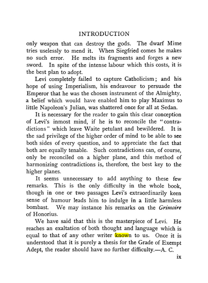 Original scan of The Equinox (Volume I, Number X), PDF page 291