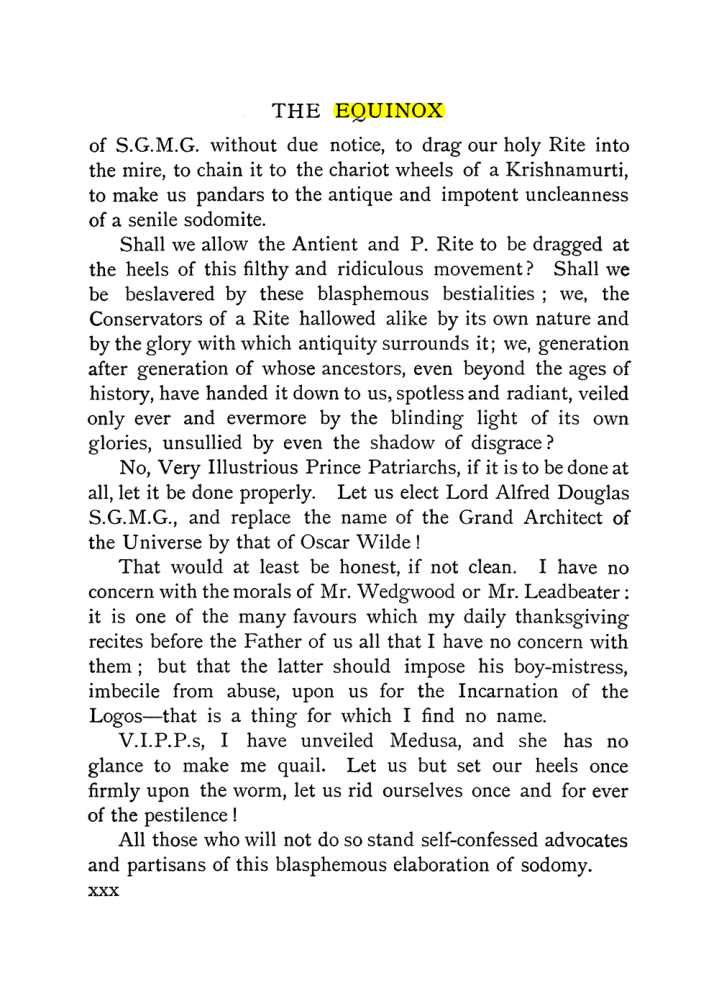 Original scan of The Equinox (Volume I, Number X), PDF page 30