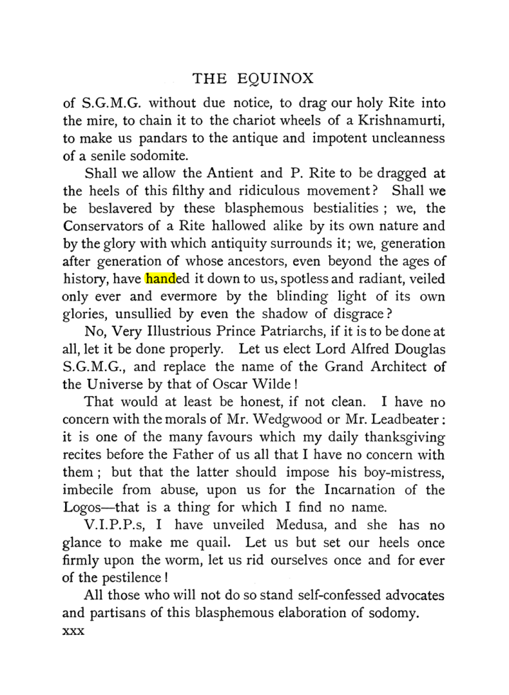 Original scan of The Equinox (Volume I, Number X), PDF page 30