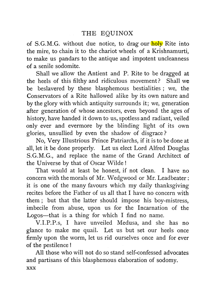 Original scan of The Equinox (Volume I, Number X), PDF page 30