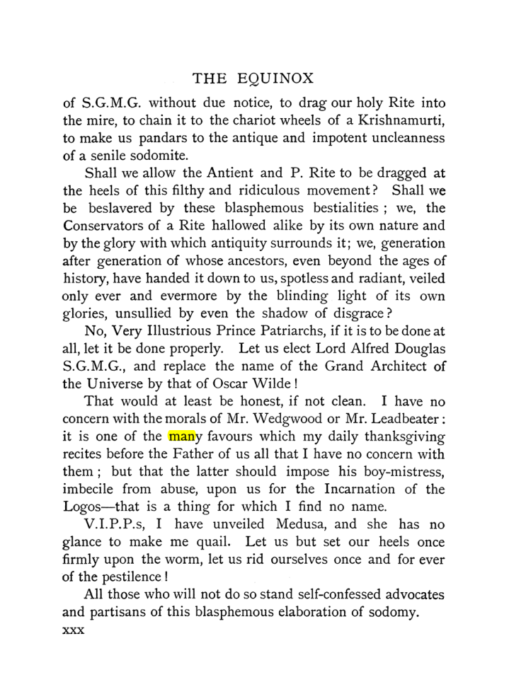 Original scan of The Equinox (Volume I, Number X), PDF page 30